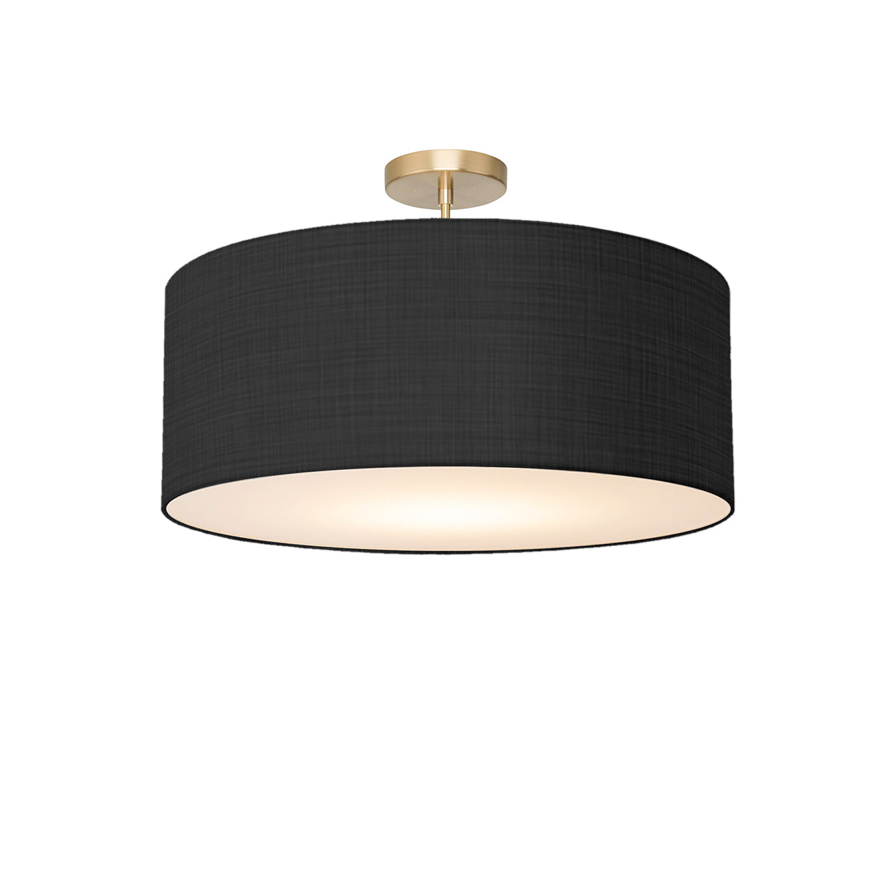 Nova of California 2110845BK Stretch Semi-Flush Mount in Weathered Brass