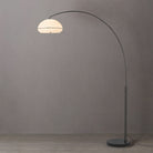 Nova of California 2115820BKN Simple Morelli Arc Lamp in Black Nickel / Black