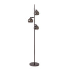 Nova of California 1610800BN Triplet Floor 3-Light Lamp in Black Nickel Steel