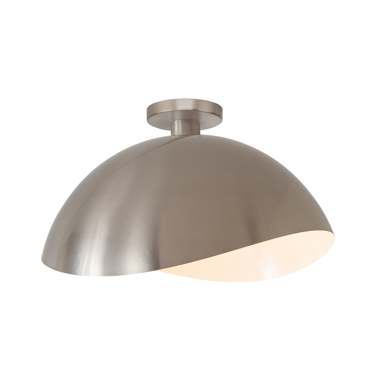 Nova of California 2114842SN Luna Bella Flush Mount in Satin Nickel