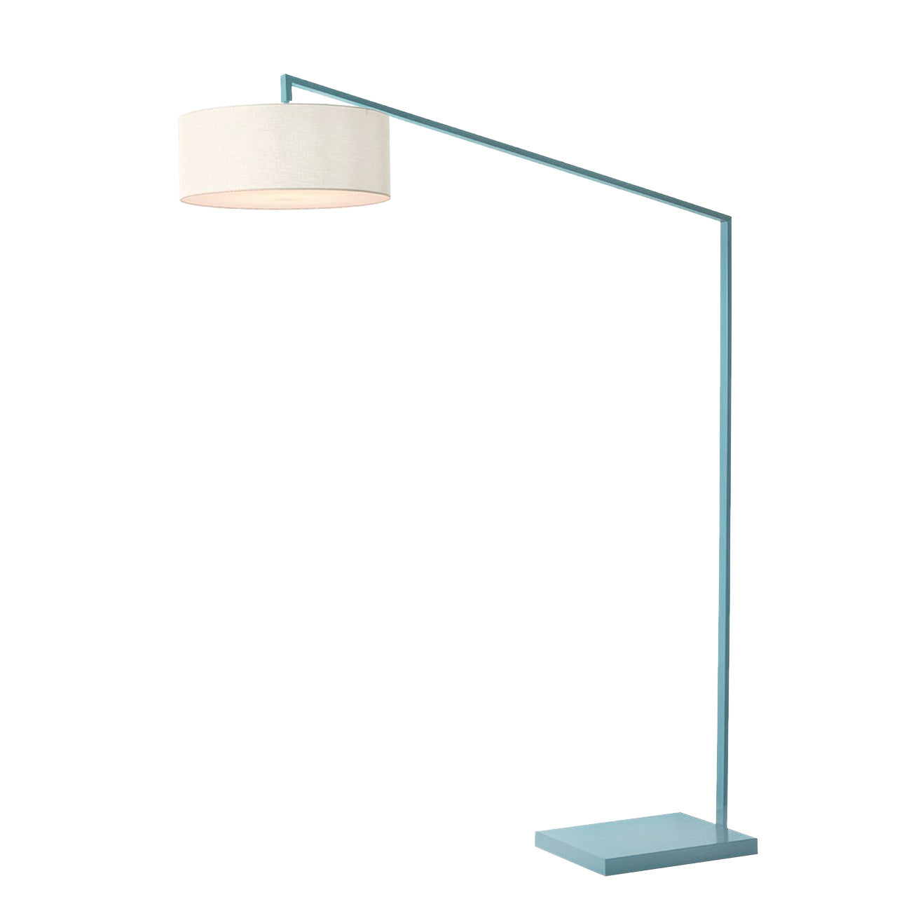 Nova of California 2110928WH Stretch 1-Light Arc Lamp in Pool Blue
