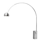 Nova of California 2111805SN Iconic Arched LED Floor Lamp in Brushed Nickel / white
