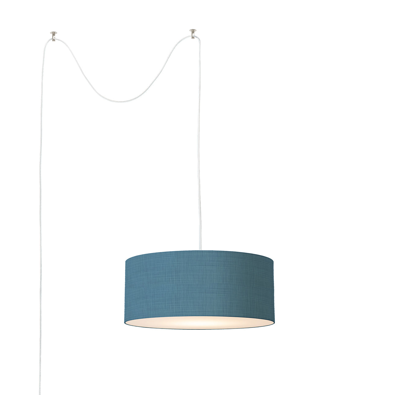 Nova of California 2110840BL Stretch Swag Lamp in Satin Nickel