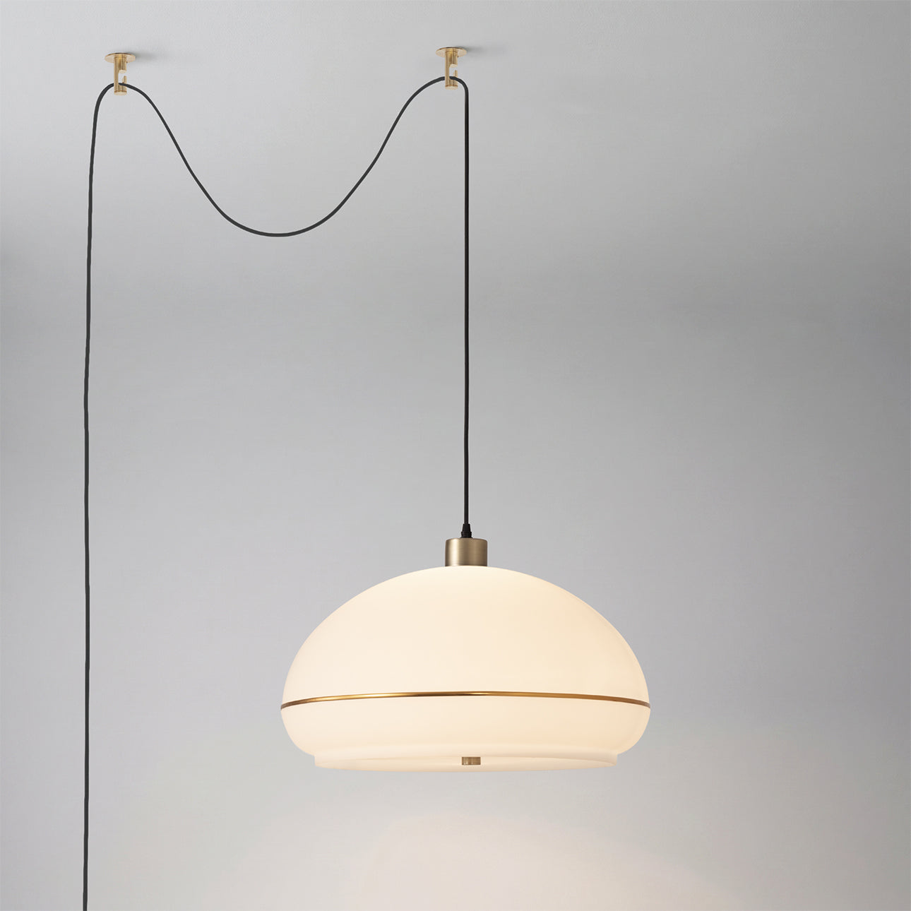 Nova of California 2115841WB Morelli Swag Lamp in Weathered Brass