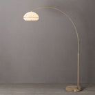 Nova of California 2115824WB Simple Morelli Arc Lamp in Weathered Brass