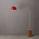 Nova of California 2113832CR Tambo Half Dome Arc Lamp in Weathered Brass / Dark Walnut