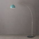 Nova of California 2113819BL Float 1-Light Arc Lamp in Satin Nickel / Black (9BL)