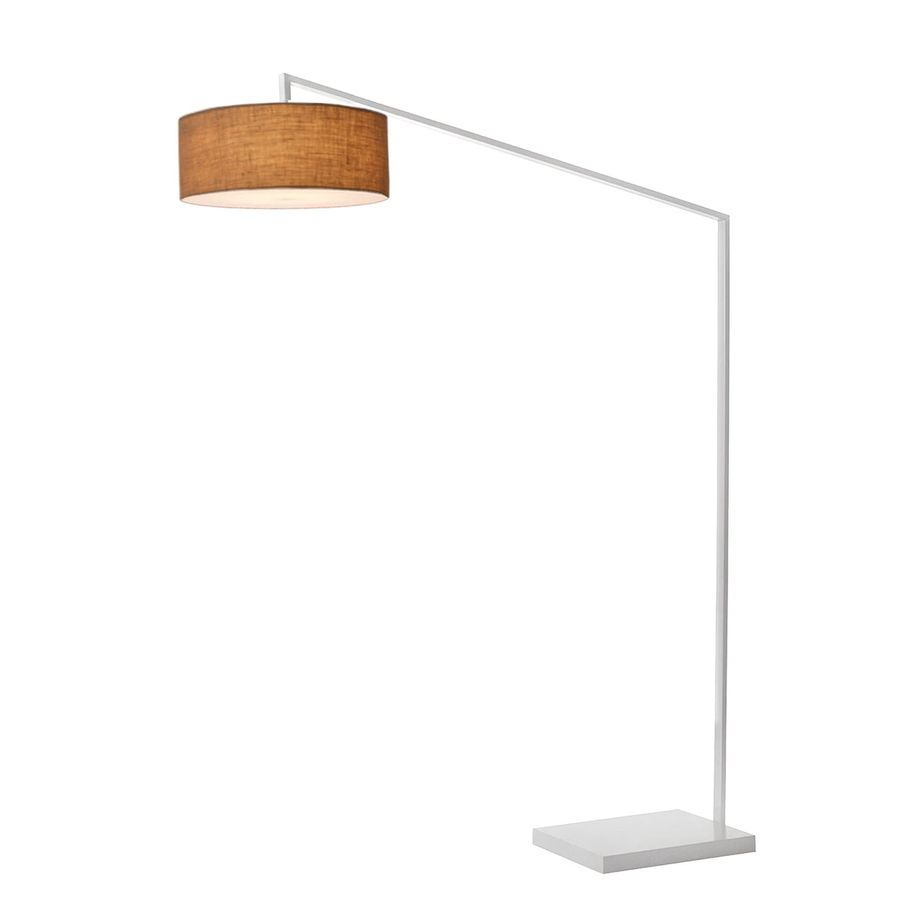 Nova of California 2110926BU Stretch 1-Light Arc Lamp in White