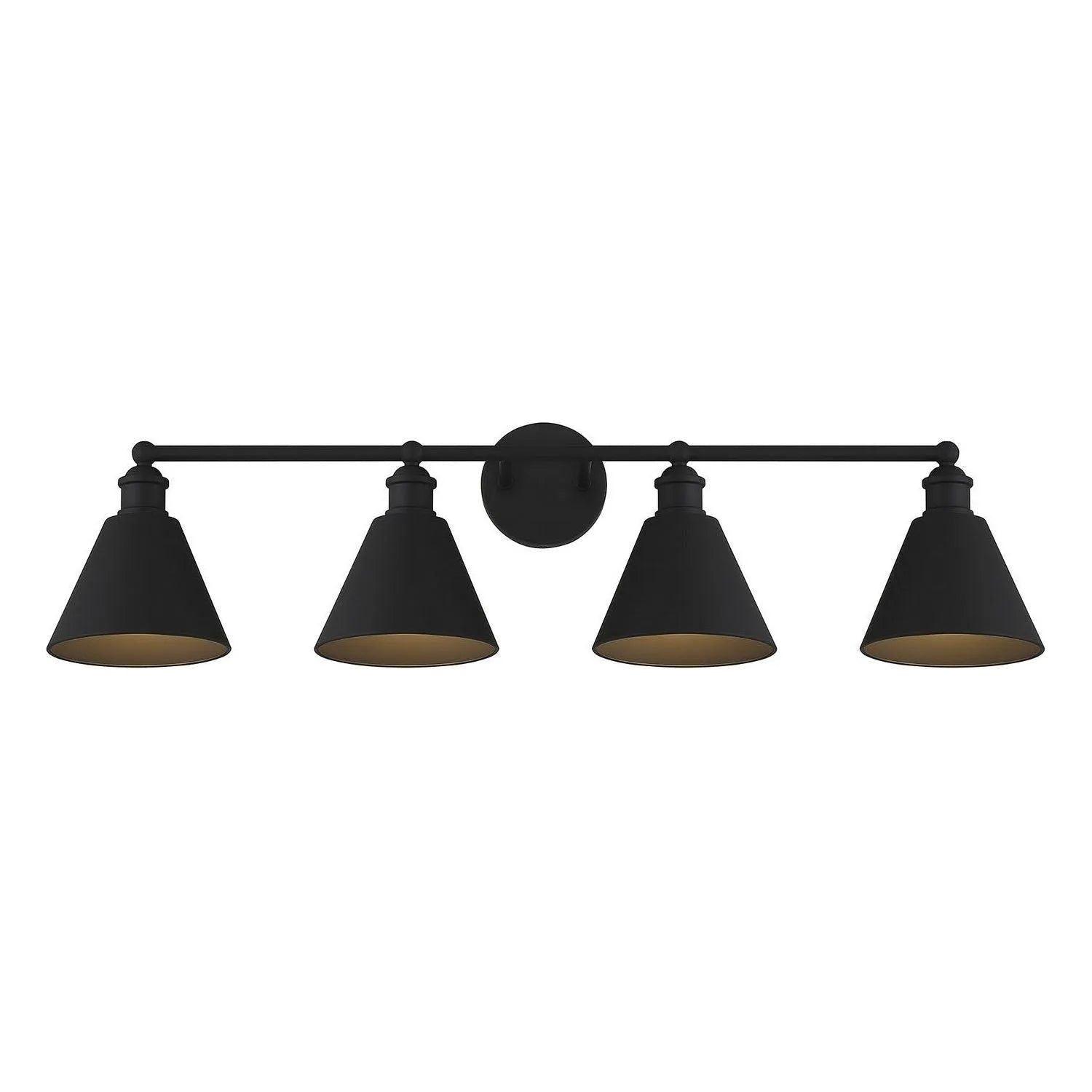Meridian Lite Trends - Meridian Bathroom Vanity Light - M80065MBK - Canada Light Shop