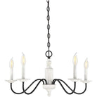 Meridian Lite Trends - Meridian Five Light Chandelier - M10044WW - Canada Light Shop