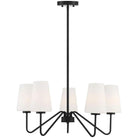Meridian Lite Trends - Meridian Five Light Chandelier - M10060MBK - Canada Light Shop