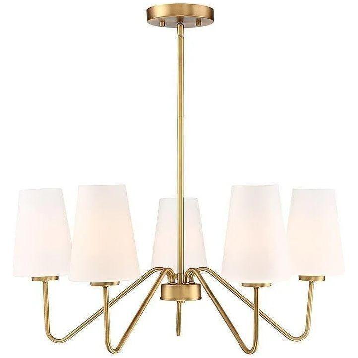 Meridian Lite Trends - Meridian Five Light Chandelier - M10060NB - Canada Light Shop