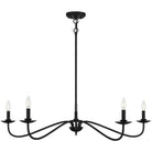 Meridian Lite Trends - Meridian Five Light Chandelier - M10085MBK - Canada Light Shop