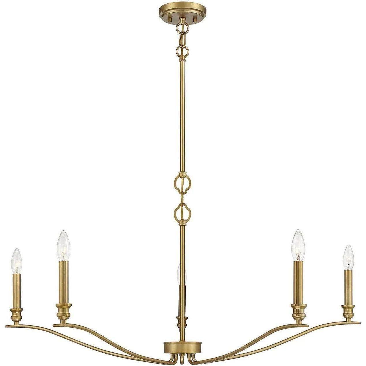 Meridian Lite Trends - Meridian Five Light Chandelier - M10086NB - Canada Light Shop