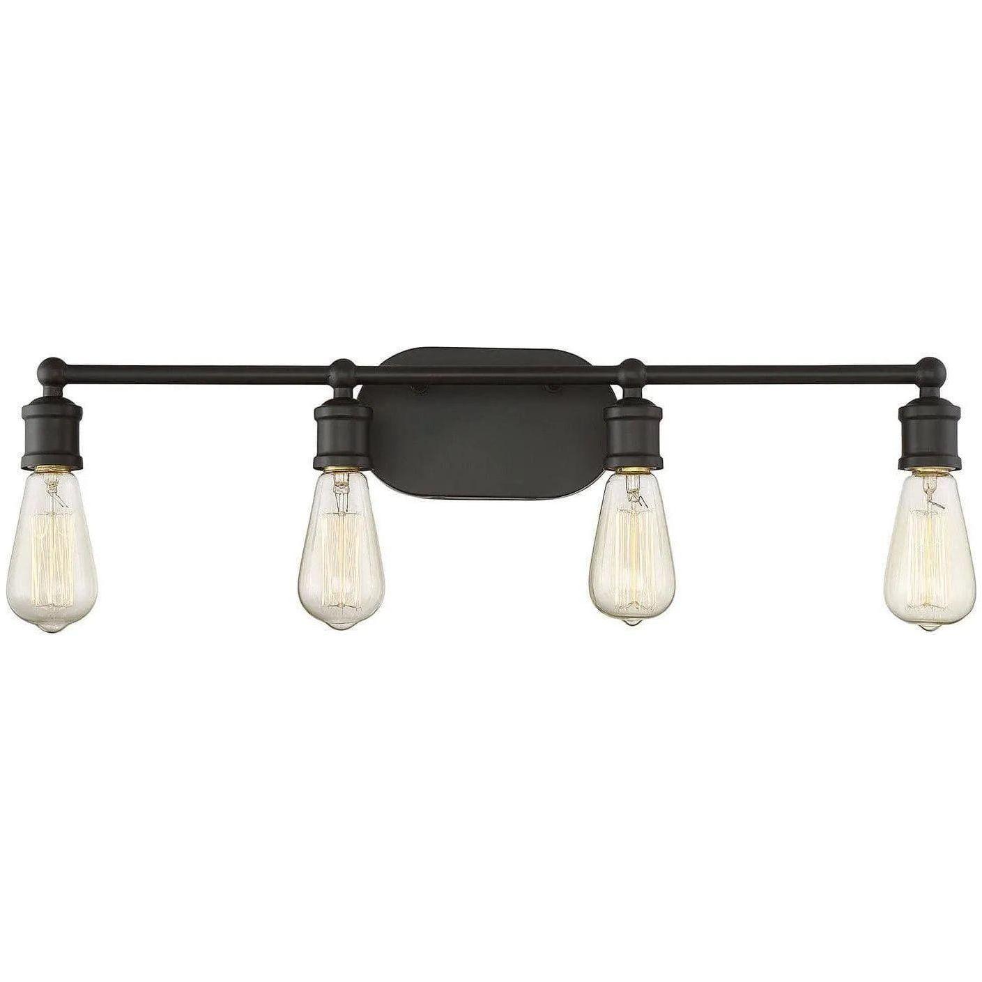 Meridian Lite Trends - Meridian Four Light Bath Bar - M80013ORB - Canada Light Shop