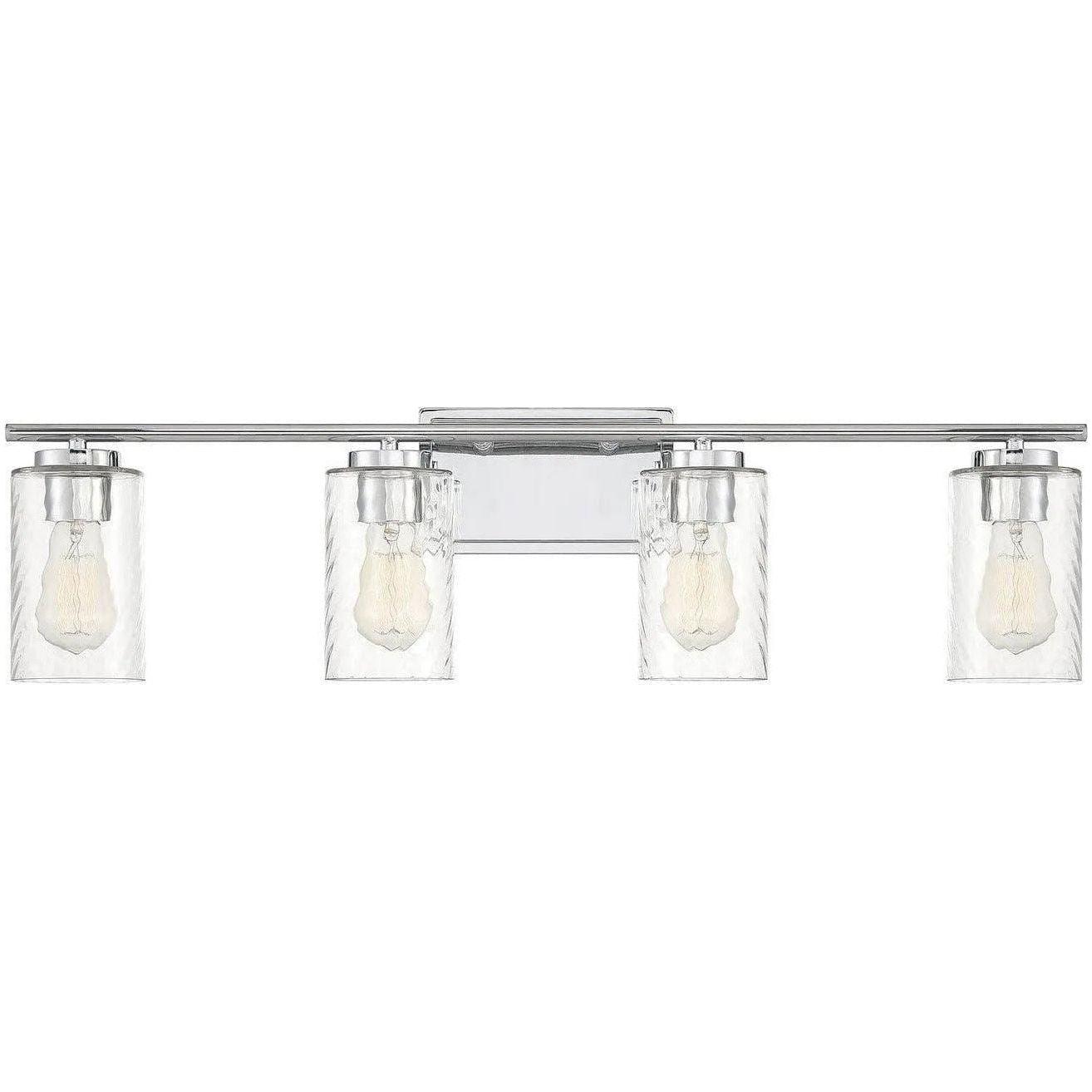 Meridian Lite Trends - Meridian Four Light Bath Bar - M80039CH - Canada Light Shop