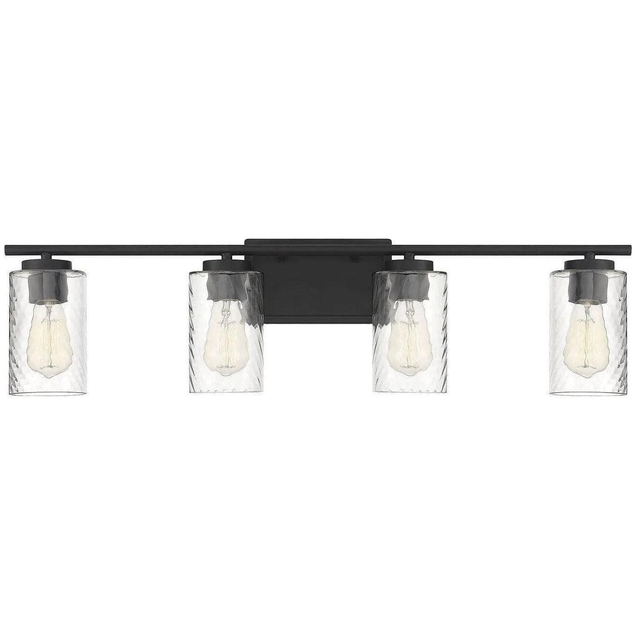 Meridian Lite Trends - Meridian Four Light Bath Bar - M80039MBK - Canada Light Shop