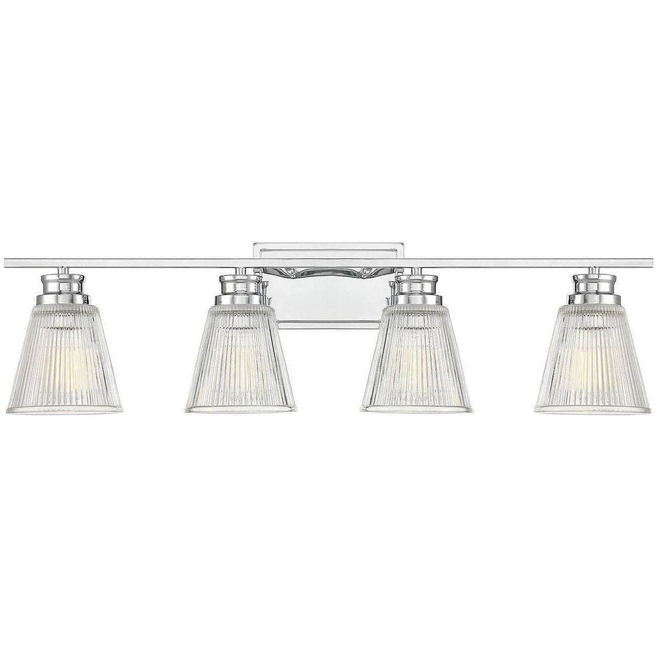 Meridian Lite Trends - Meridian Four Light Bath Bar - M80042CH - Canada Light Shop