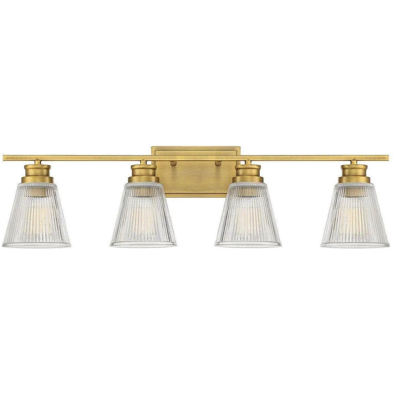Meridian Lite Trends - Meridian Four Light Bath Bar - M80042NB - Canada Light Shop