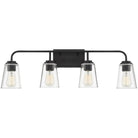 Meridian Lite Trends - Meridian Four Light Bath Bar - M80045MBK - Canada Light Shop