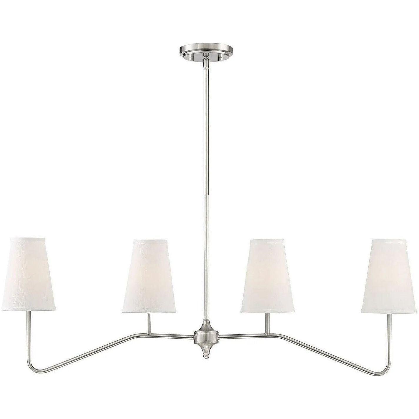 Meridian Lite Trends - Meridian Four Light Linear Chandelier - M10078BN - Canada Light Shop