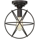 Meridian Lite Trends - Meridian One Light Flush Mount - M60029ORB - Canada Light Shop