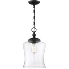 Meridian Lite Trends - Meridian One Light Mini Pendant - M70019MBK - Canada Light Shop