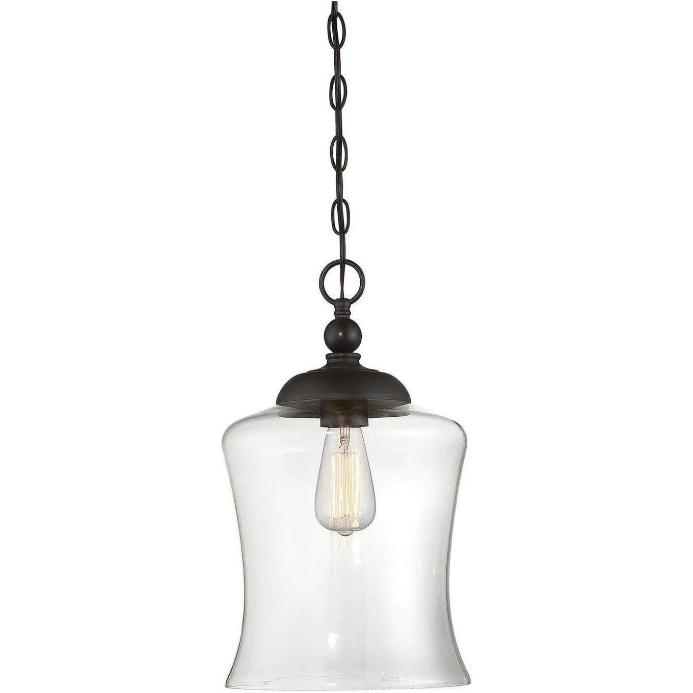 Meridian Lite Trends - Meridian One Light Mini Pendant - M70019ORB - Canada Light Shop