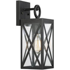 Meridian Lite Trends - Meridian One Light Outdoor Wall Sconce - M50027BK - Canada Light Shop