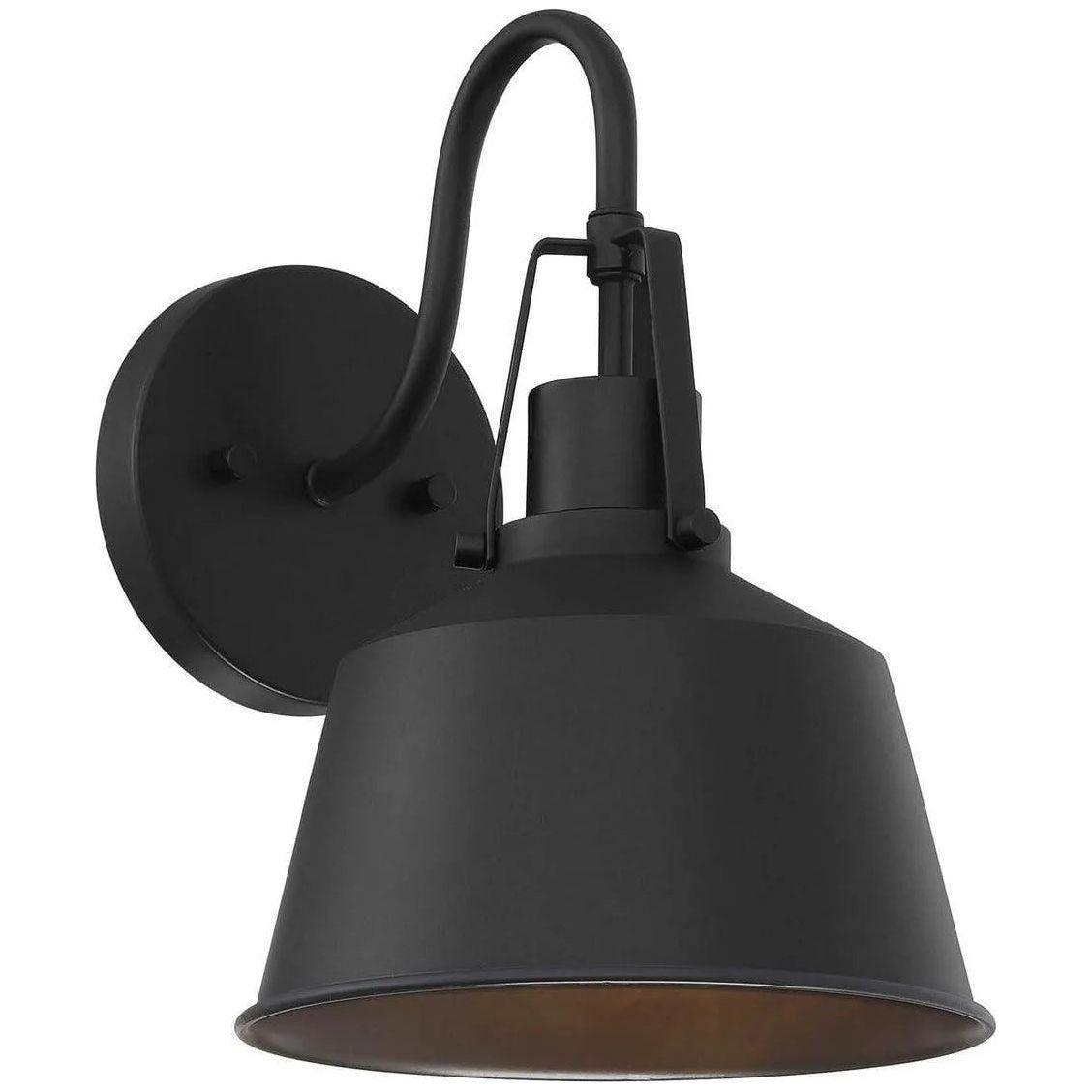 Meridian Lite Trends - Meridian One Light Outdoor Wall Sconce - M50049BK - Canada Light Shop