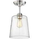 Meridian Lite Trends - Meridian One Light Semi Flush Mount - M60010PN - Canada Light Shop