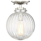 Meridian Lite Trends - Meridian One Light Semi Flush Mount - M60056PN - Canada Light Shop