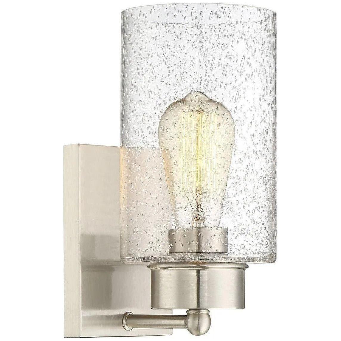 Meridian Lite Trends - Meridian One Light Wall Sconce - M90013BN - Canada Light Shop