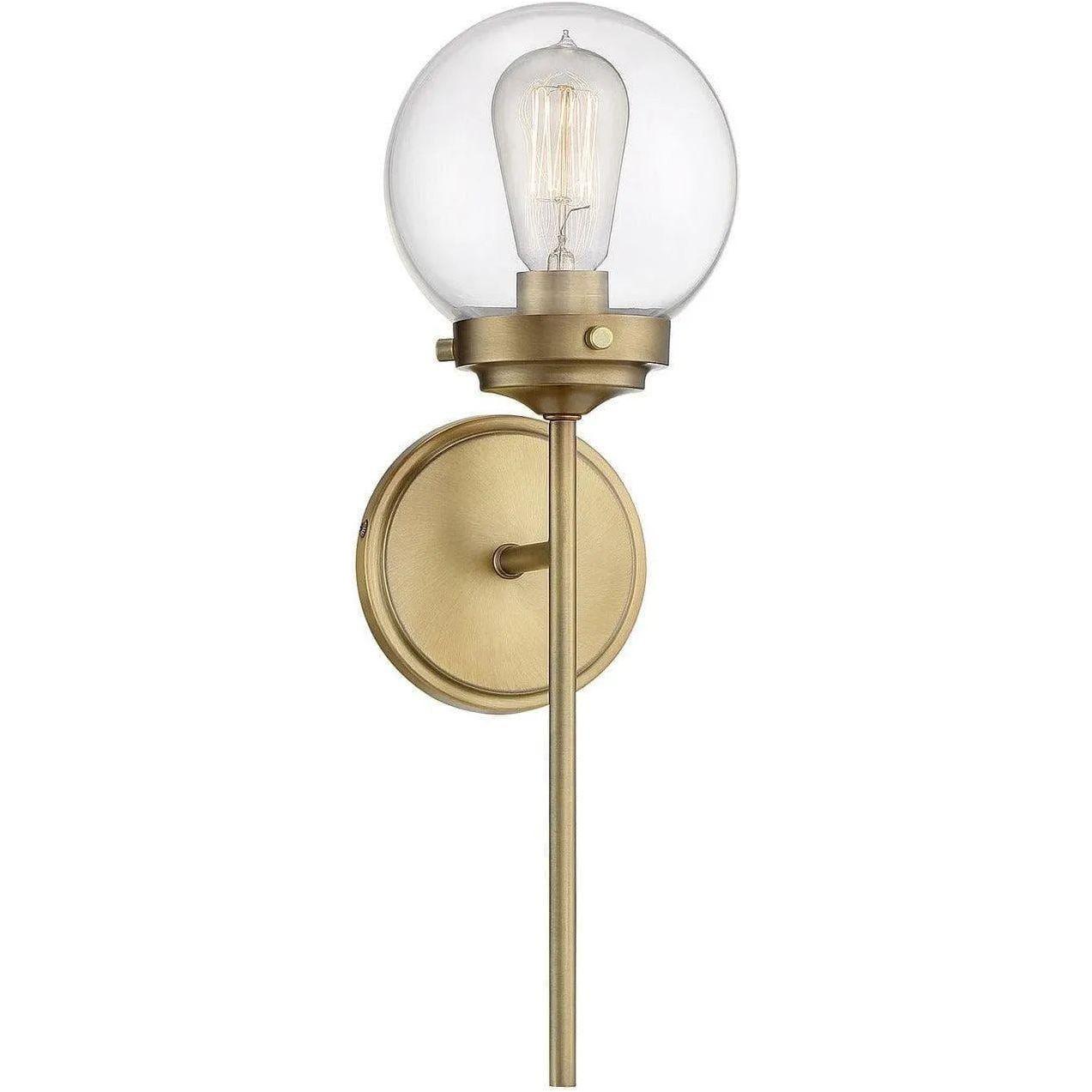 Meridian Lite Trends - Meridian One Light Wall Sconce - M90025NB - Canada Light Shop