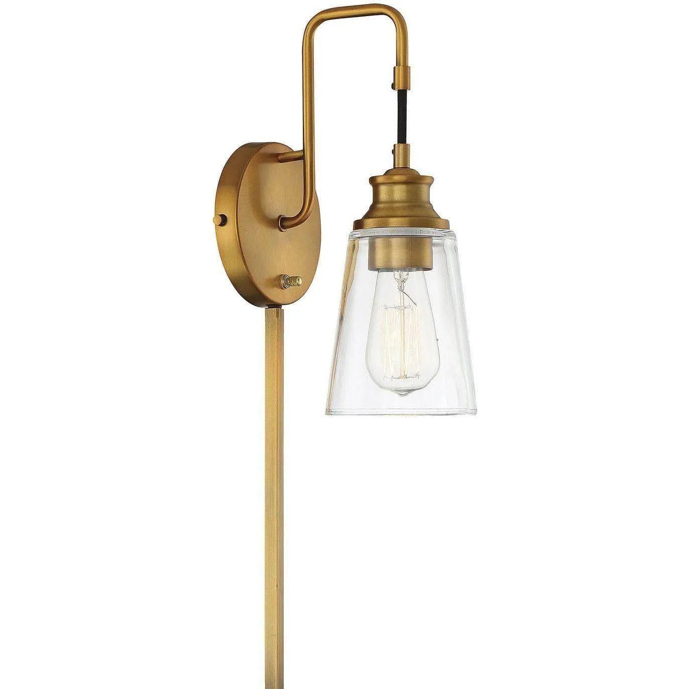 Meridian Lite Trends - Meridian One Light Wall Sconce - M90053NB - Canada Light Shop