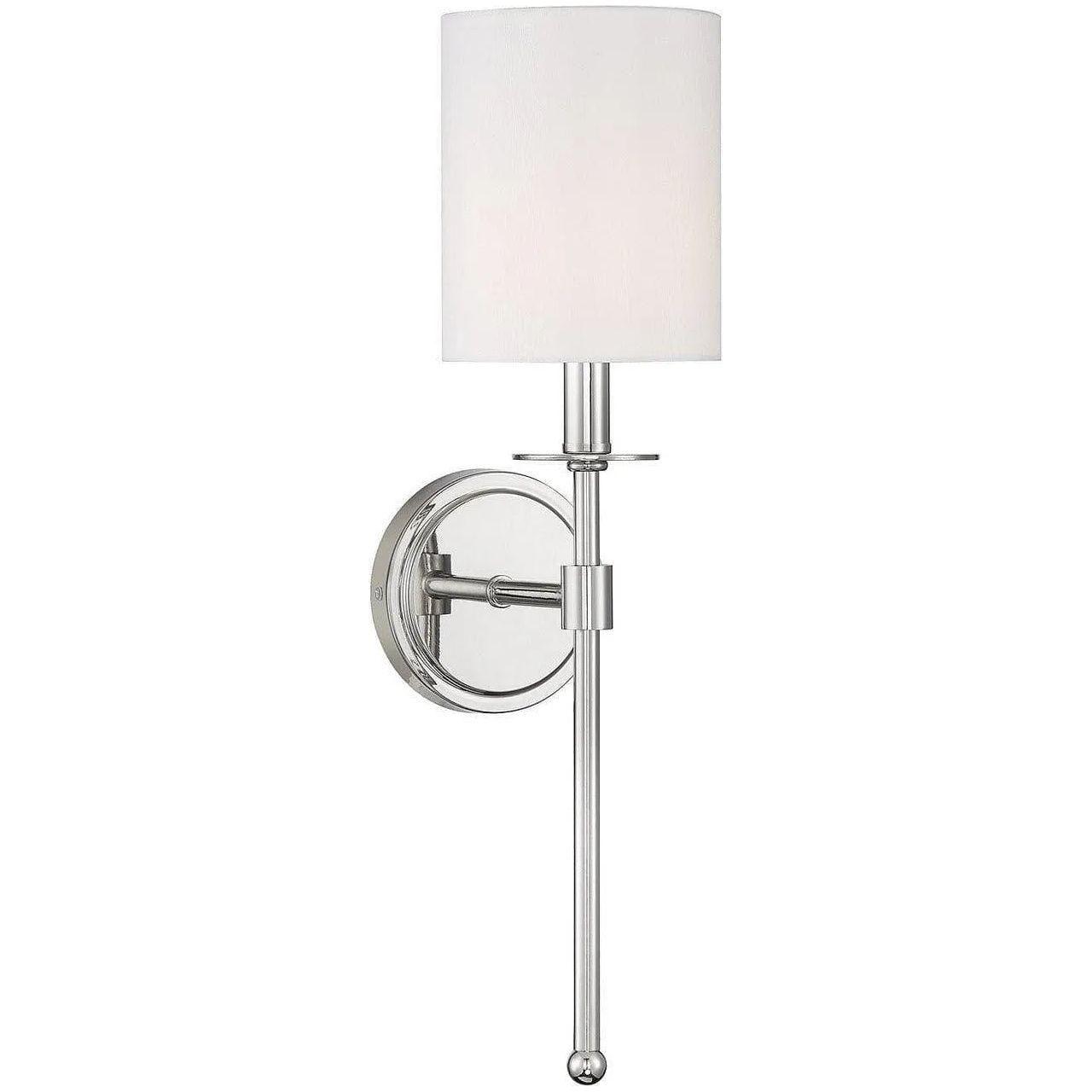 Meridian Lite Trends - Meridian One Light Wall Sconce - M90057PN - Canada Light Shop