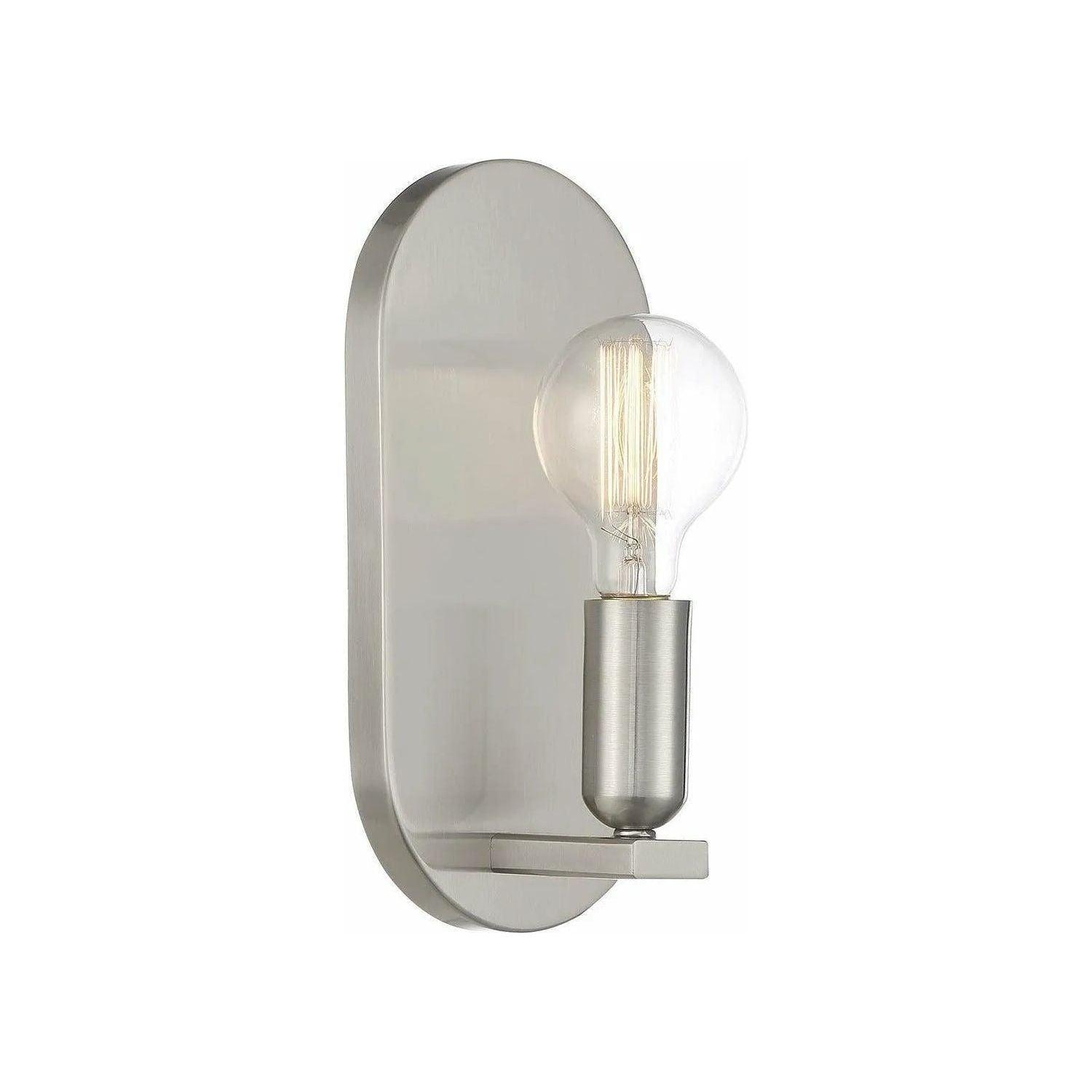 Meridian Lite Trends - Meridian One Light Wall Sconce - M90059BN - Canada Light Shop