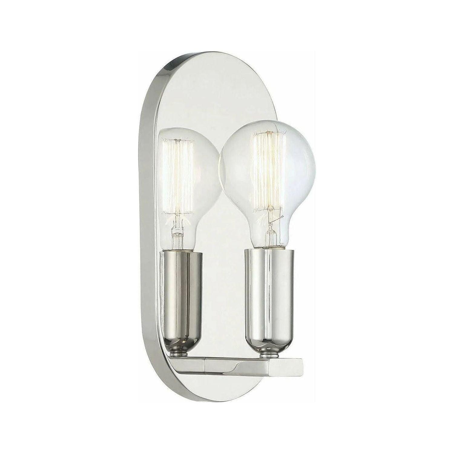 Meridian Lite Trends - Meridian One Light Wall Sconce - M90059PN - Canada Light Shop