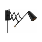 Meridian Lite Trends - Meridian One Light Wall Sconce - M90060MBK - Canada Light Shop