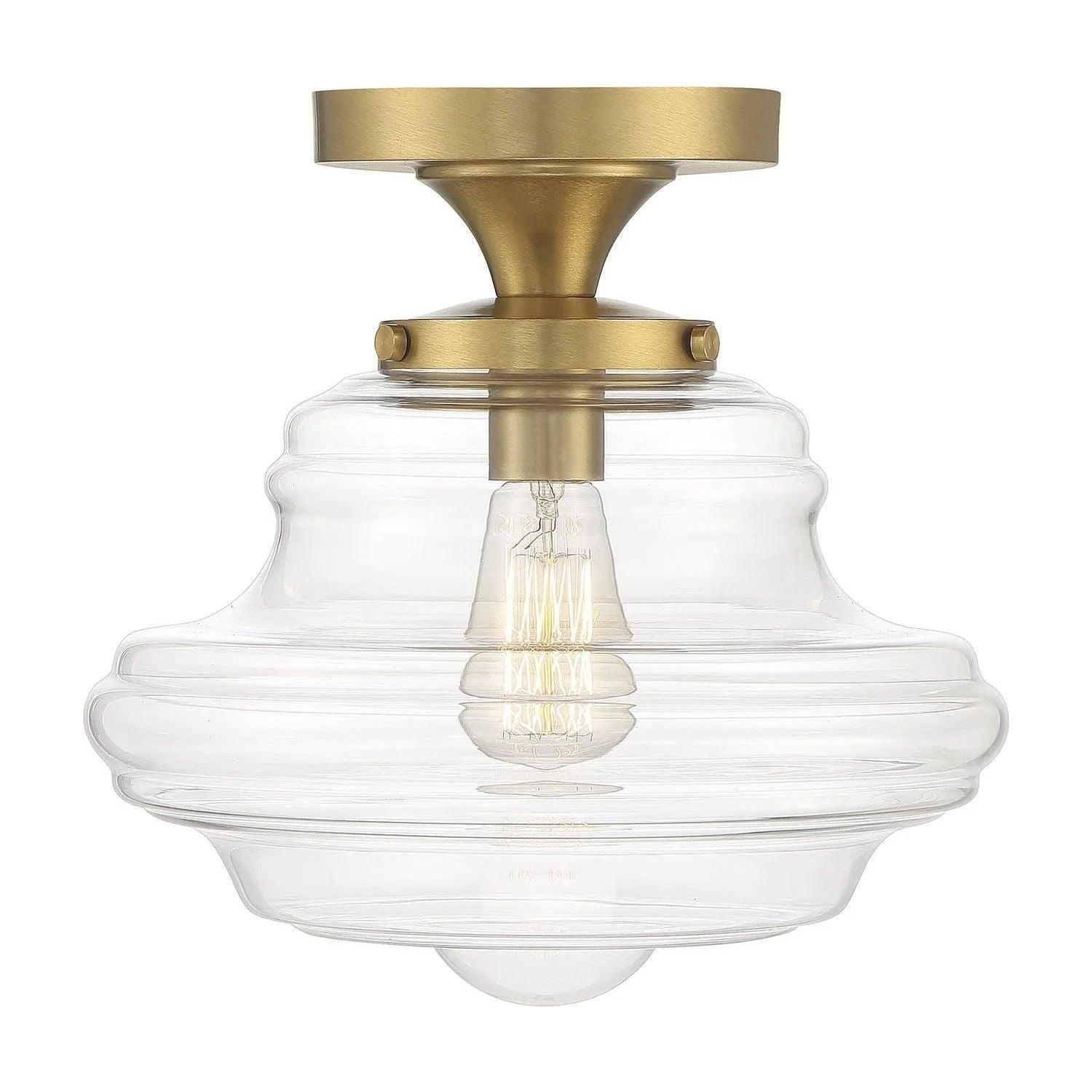 Meridian Lite Trends - Meridian Semi-Flush Mount - M60069NB - Canada Light Shop