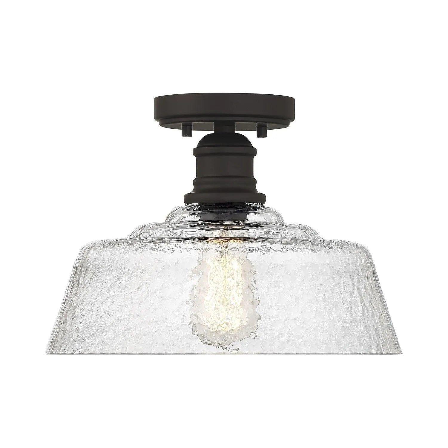 Meridian Lite Trends - Meridian Semi-Flush Mount - M60070ORB - Canada Light Shop
