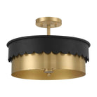 Meridian Lite Trends - Meridian Semi-Flush Mount - M60072MBKNB - Canada Light Shop