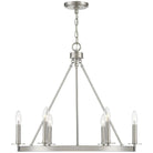 Meridian Lite Trends - Meridian Six Light Chandelier - M10093BN - Canada Light Shop