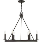 Meridian Lite Trends - Meridian Six Light Chandelier - M10093ORB - Canada Light Shop