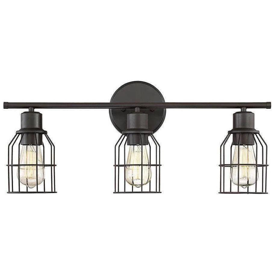 Meridian Lite Trends - Meridian Three Light Bath Bar - M80004ORB - Canada Light Shop