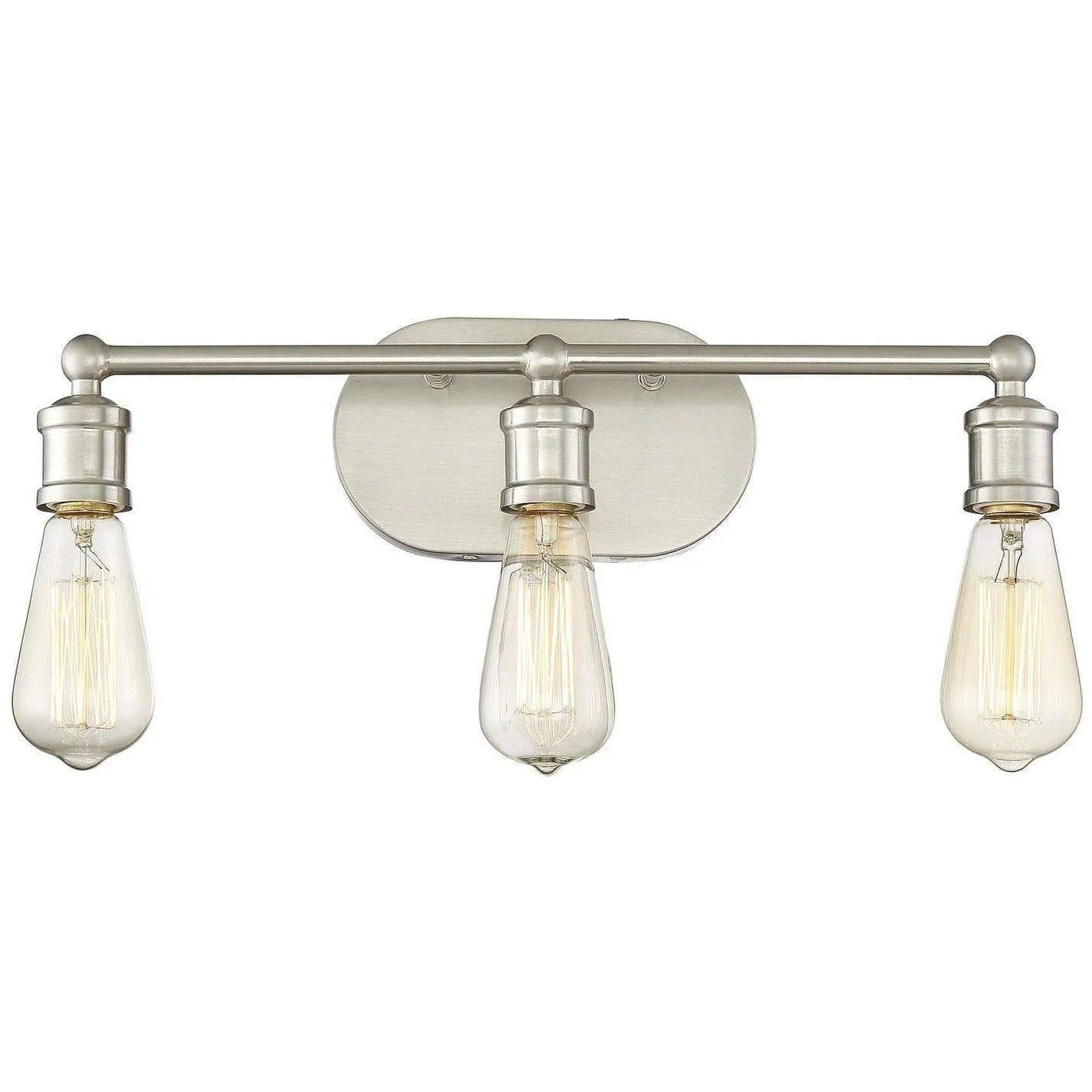 Meridian Lite Trends - Meridian Three Light Bath Bar - M80012BN - Canada Light Shop