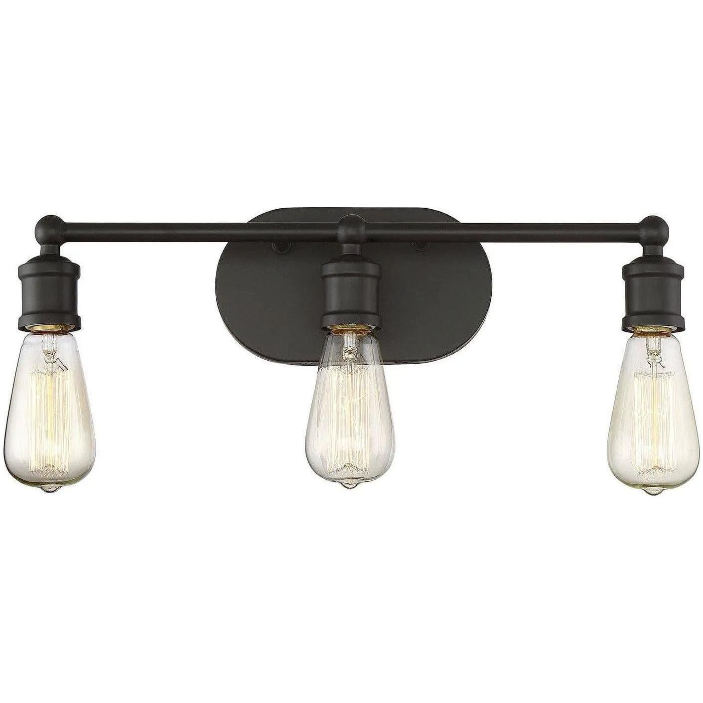 Meridian Lite Trends - Meridian Three Light Bath Bar - M80012ORB - Canada Light Shop