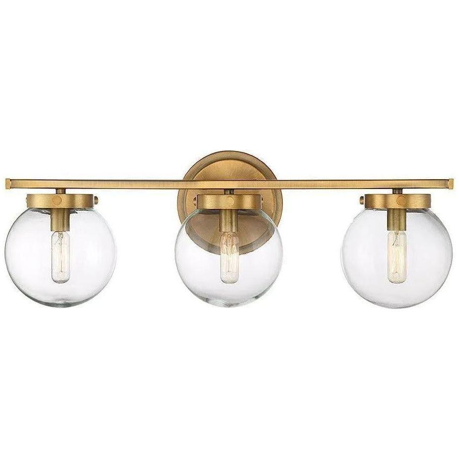 Meridian Lite Trends - Meridian Three Light Bath Bar - M80024NB - Canada Light Shop