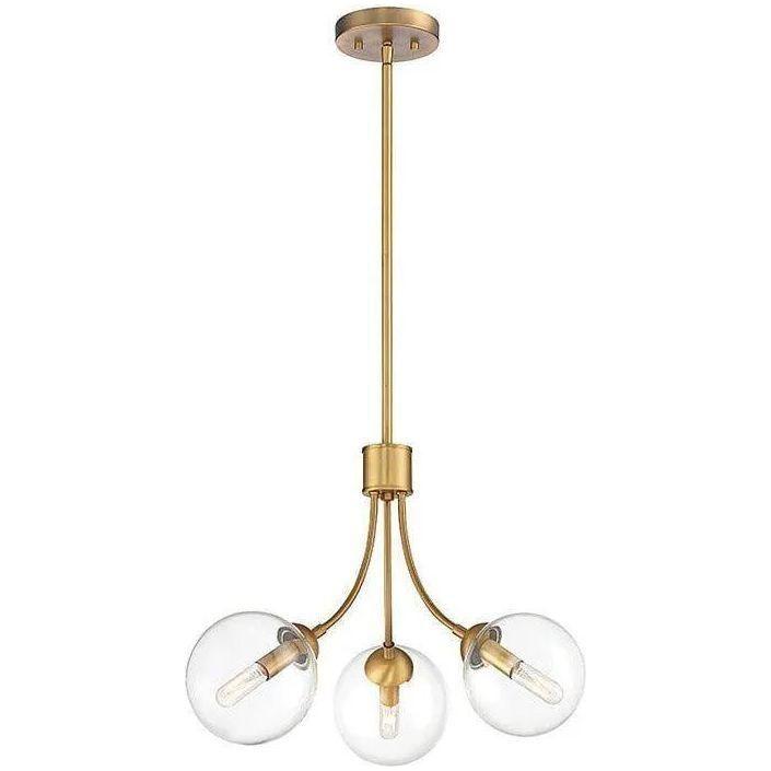 Meridian Lite Trends - Meridian Three Light Chandelier - M10057NB - Canada Light Shop