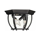 Meridian Lite Trends - Meridian Three Light Outdoor Flush Mount - M50059BK - Canada Light Shop